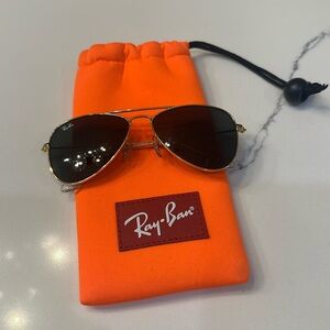 NWOT Kids Ray-Ban Aviator Sunglasses